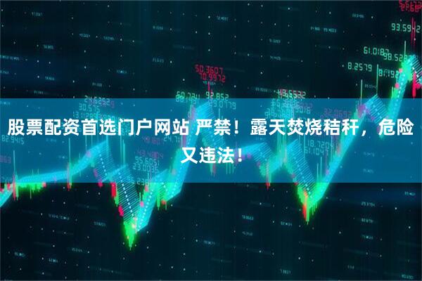股票配资首选门户网站 严禁！露天焚烧秸秆，危险又违法！
